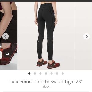 lululemon Time To Sweat Tight 28"